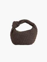 Woven Mini Suede Bag