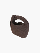 Woven Mini Suede Bag