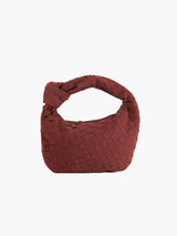 Woven Mini Suede Bag