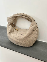 Woven Mini Suede Bag