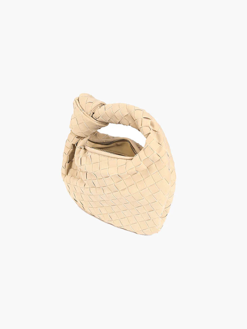 Woven Bag Mini Suede