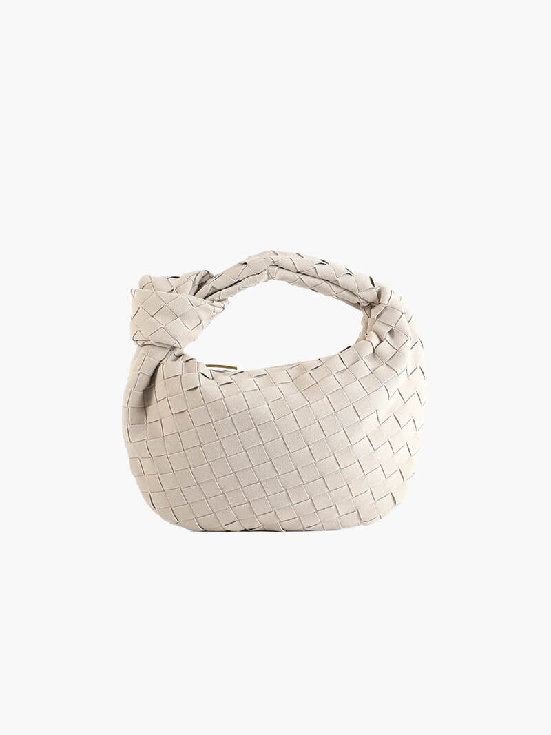 Woven Bag Mini Suede