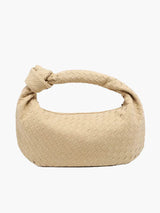 Woven Medium Suede Bag
