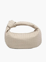 Woven Medium Suede Bag